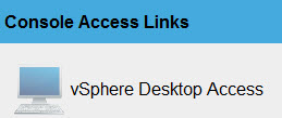 vSphere Desktop Access link